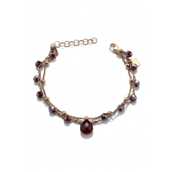 Bracciale uncinetto con Goccia